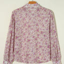  HIDDEN GEMS Fawn Floral Foil Print Shirt