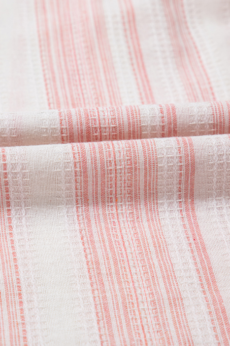 Sunday Breeze Striped Cotton Blend Top