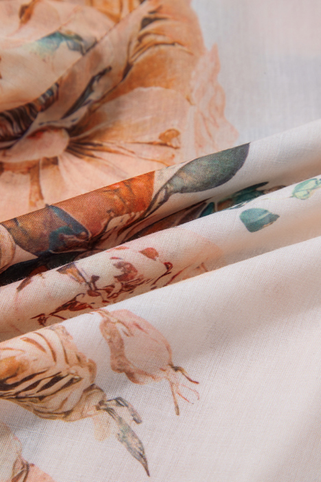 HIDDEN GEMS | Floral Puff Sleeve Collared Shirt