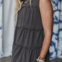  Blythe Ribbed Tiered Ruffle Top