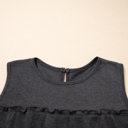  Blythe Ribbed Tiered Ruffle Top