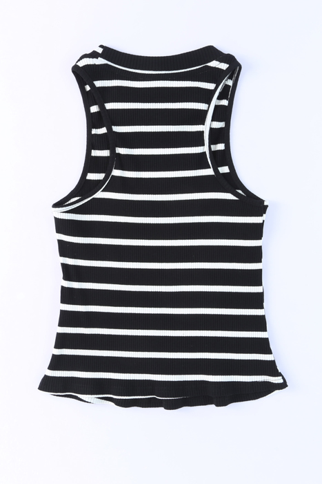 SALE! Striped Ribbed Tank Top