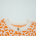  HIDDEN GEMS | Leopard Buttoned Chunky Cardigan Sweater