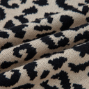  HIDDEN GEMS | Leopard Buttoned Chunky Cardigan Sweater