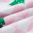  HIDDEN GEMS | Christmas Tree Checker Buttoned V-Neck Cardigan