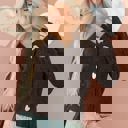  HIDDEN GEMS | Valentine Heart Metal Buttoned V-Neck Cardigan