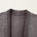  HIDDEN GEMS | Mineral Wash Exposed Seam Open Cardigan