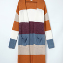  HIDDEN GEMS Colorblock Stripe Soft Cardigan