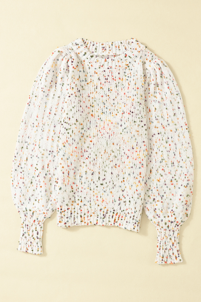 HIDDEN GEMS Cara Multicolor Dotted Sweater