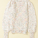  HIDDEN GEMS Cara Multicolor Dotted Sweater