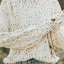  HIDDEN GEMS Cara Multicolor Dotted Sweater