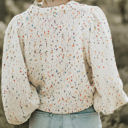  HIDDEN GEMS Cara Multicolor Dotted Sweater