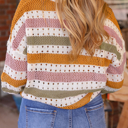  HIDDEN GEMS Multicolor Striped Sweater