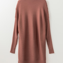  HIDDEN GEMS Ribbed Turtleneck Tunic Sweater