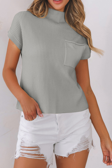 HIDDEN GEMS Everyday Sweater Top w/Pocket