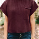  HIDDEN GEMS Everyday Sweater Top w/Pocket