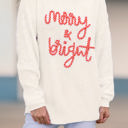  HIDDEN GEMS | Christmas Stripe Merry & Bright Sweater