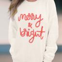  HIDDEN GEMS | Christmas Stripe Merry & Bright Sweater