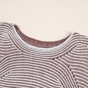  HIDDEN GEMS | Stripe Ribbed Knit Boat Neck Sweater
