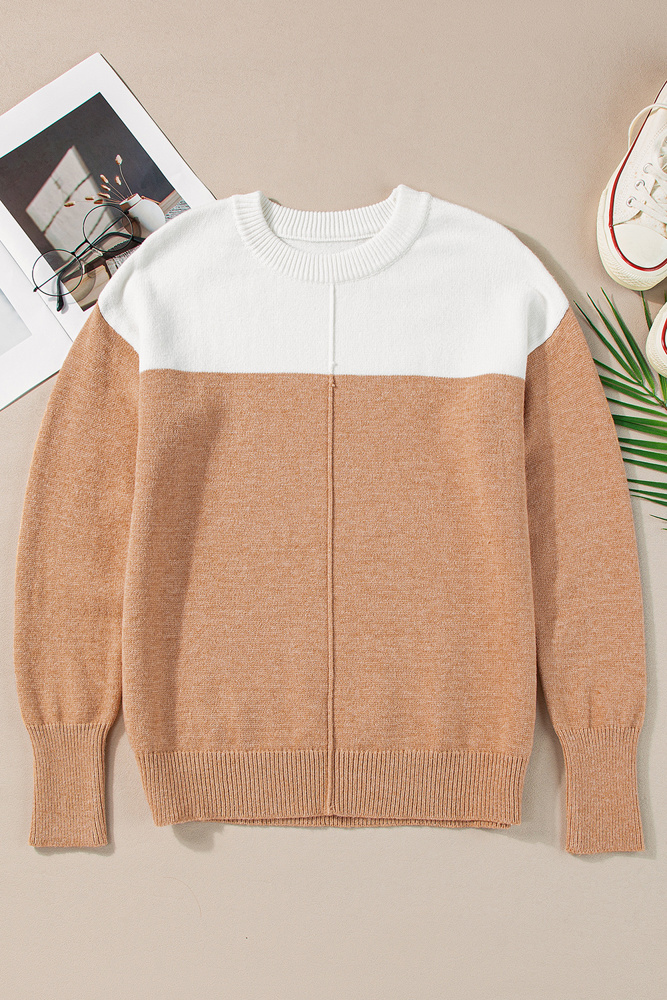 The Essential Cozy Colorblock Sweater