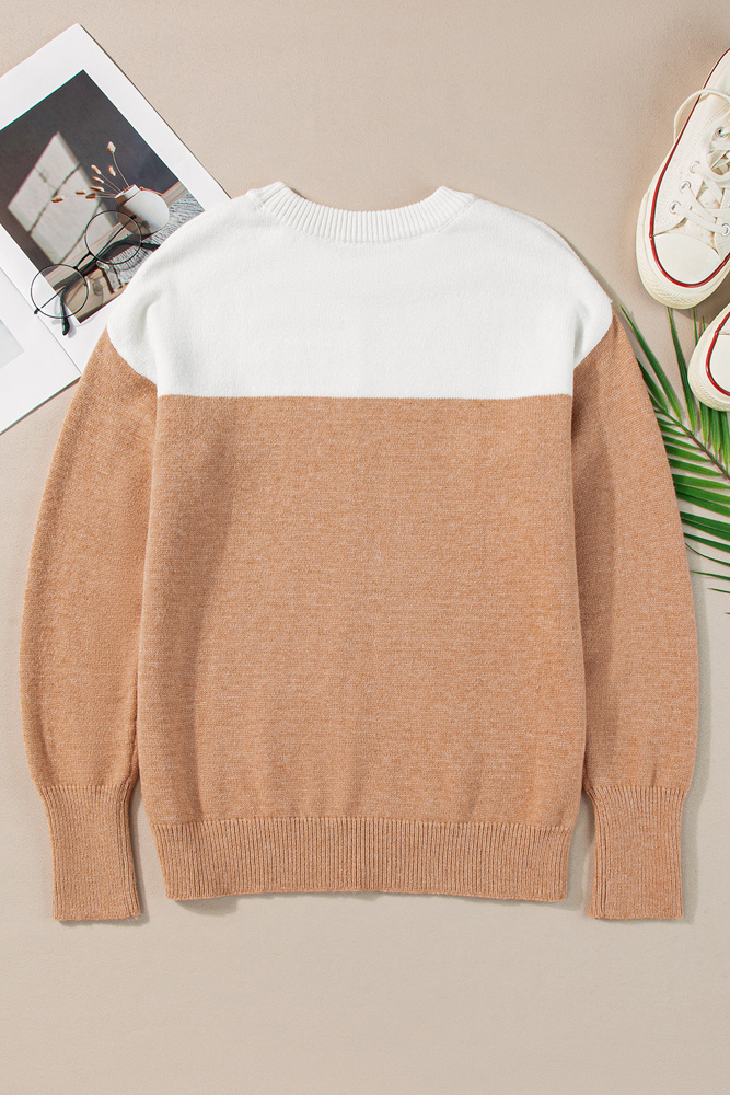 The Essential Cozy Colorblock Sweater