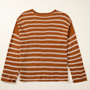  HIDDEN GEMS Sporty Stripe Sweater