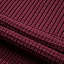  HIDDEN GEMS | Solid Textured Patchwork Knit Crewneck Sweater