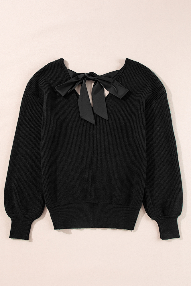 HIDDEN GEMS Viv Soft Bow Sweater