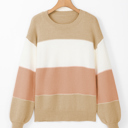  The Selene Soft Colorblock Sweater