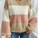  The Selene Soft Colorblock Sweater