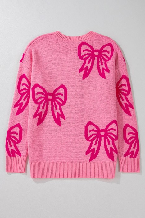 HIDDEN GEMS Sweet Bows Soft Sweater