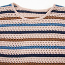  HIDDEN GEMS | Stripe Drop Shoulder Sweater