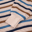  HIDDEN GEMS | Stripe Drop Shoulder Sweater
