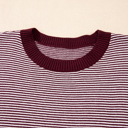  HIDDEN GEMS | Stripe Colorblock Dolman Sleeve Sweater