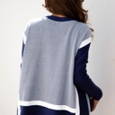  HIDDEN GEMS | Stripe Colorblock Dolman Sleeve Sweater