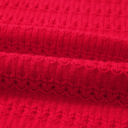  HIDDEN GEMS | Solid Knit Ribbed Cuff Crewneck Sweater