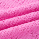  HIDDEN GEMS | Solid Knit Ribbed Cuff Crewneck Sweater