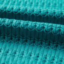  HIDDEN GEMS | Solid Knit Ribbed Cuff Crewneck Sweater