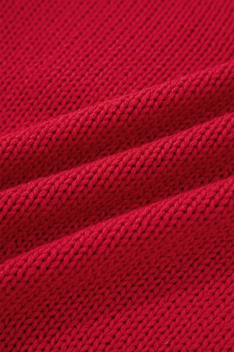 HIDDEN GEMS | MERRY Colorblock Trim Drop Shoulder Sweater