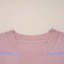  HIDDEN GEMS | Stripe Ribbed Drop Shoulder Sweater