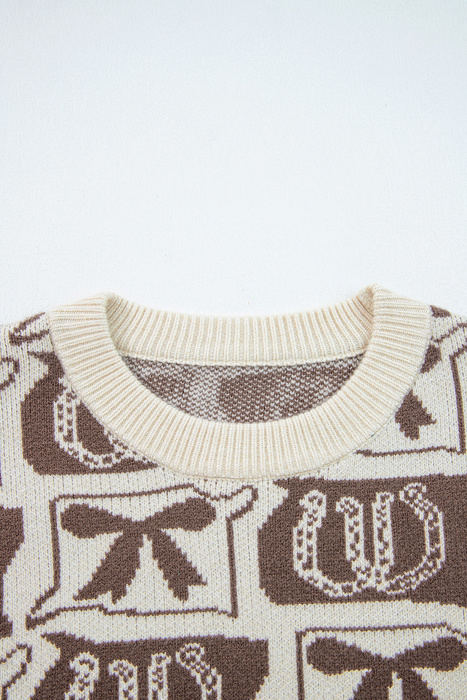 HIDDEN GEMS | Western Bows & Horseshoes Sweater
