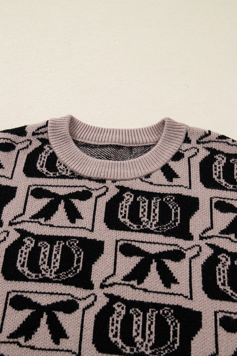HIDDEN GEMS | Western Bows & Horseshoes Sweater