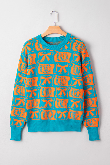 HIDDEN GEMS | Western Bows & Horseshoes Sweater