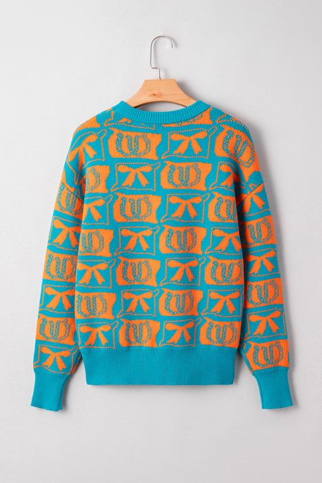 HIDDEN GEMS | Western Bows & Horseshoes Sweater
