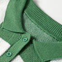  HIDDEN GEMS | Checker Collared Long Sleeve Sweater