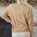  HIDDEN GEMS | Christmas Merry Dot Dolman Sleeve Sweater