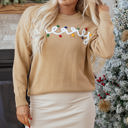  HIDDEN GEMS | Christmas Merry Dot Dolman Sleeve Sweater