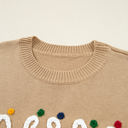  HIDDEN GEMS | Christmas Merry Dot Dolman Sleeve Sweater