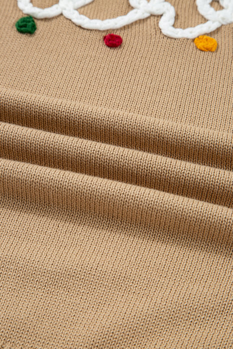 HIDDEN GEMS | Christmas Merry Dot Dolman Sleeve Sweater