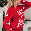  HIDDEN GEMS | LET IT SNOW Christmas Snowflake Sweater